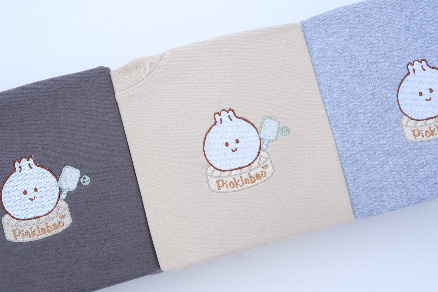 Picklebao™ Beige Crewneck