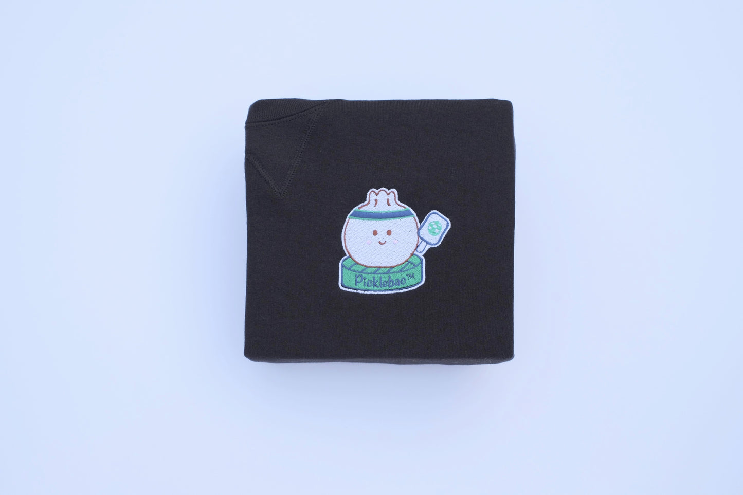 Picklebao™ Black Crewneck